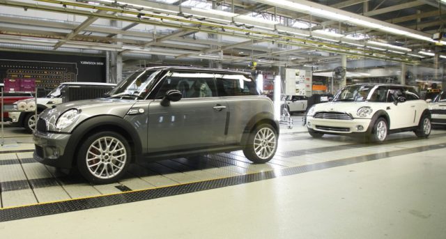 BMW's Mini production site in Oxford.